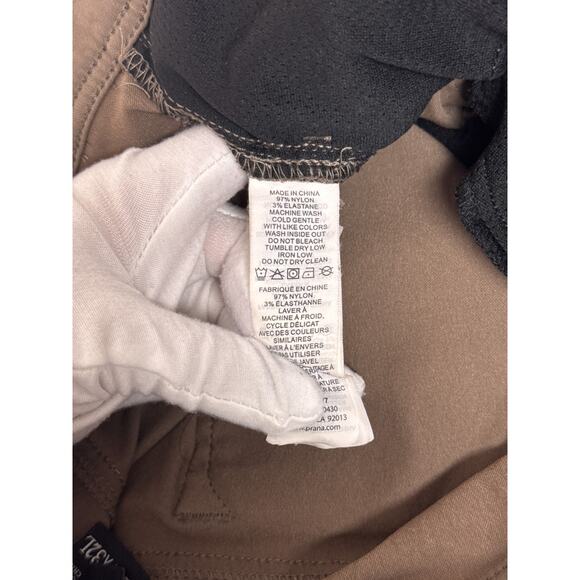 Prana Pants 32 x 32 Mens Brion Slim Fit Nylon Brown - Picture 6 of 6